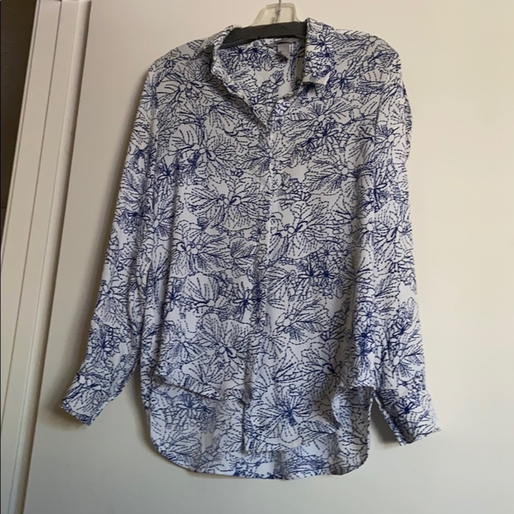 Long sleeve blouse